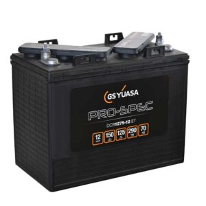 Batterie YUASA DCB1275-12 12V 150Ah Deepcycle +G 327 X 181 X 276