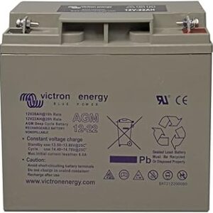 Batterie VICTRON 12V 22Ah +D DeepCycle AGM 181 X 77 X 167