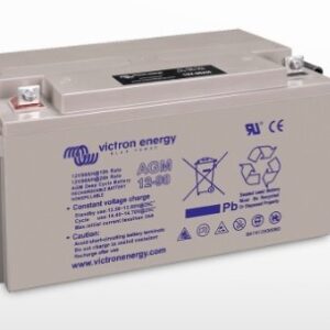 Batterie VICTRON 12V 90Ah 550A +G DeepCycle AGM (M6) 350 X 167 X 183