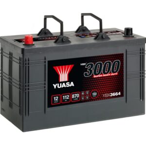 Batterie YUASA YBX3664 12V 112Ah 870A +G (GC13G) 346 X 173 XC 234