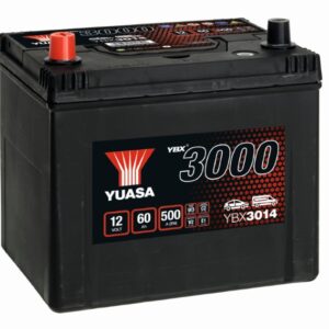 Batterie YUASA 12V 60Ah 500A +G D23X YBX3014 231 X 173 X 225