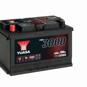 Batterie YUASA YBX3086 12V 75Ah 650A +G L3G 278 X 175 X 190