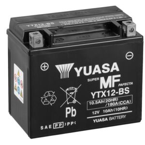 Batterie YUASA YTX12 SLA AGM 12V 12Ah 160A +G 150 X 87 X 130