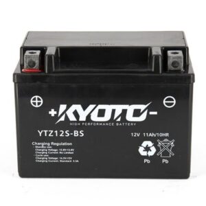 Batterie KYOTO YTZ12SBS AGM 12V 11Ah 180A+G SLA 150 X 87 X 110 PRETE