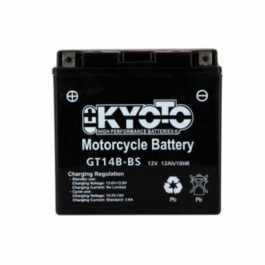 Batterie KYOTO YT14B-BS AGM 12V 12Ah 135A +G  150 X 70 X 145 PACK