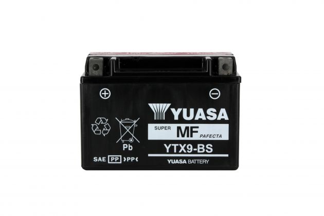 Batterie YUASA YTX9-BS AGM 12V 8Ah 120A +G 150 X 87 X 105 PACK