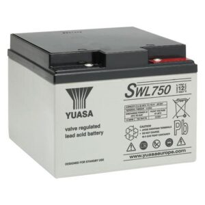 Batterie YUASA 12V 25Ah +D plomb étanche SWL750 (1)