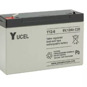 Batterie YUVOLT Y1.2-6FR  6V 1,2Ah +G plomb étanche     (20)