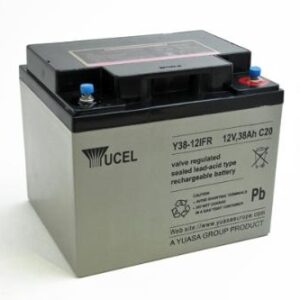 Batterie YUVOLT Y38-12FR 12V 38Ah +D plomb étanche 197 X 165 X 170
