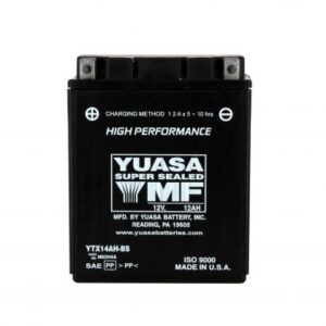 Batterie YUASA YTX14AH-BS AGM 12V 12Ah +G 134 X 89 X 166 PACK
