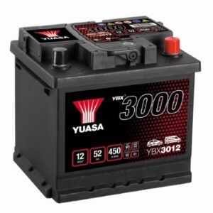 Batterie YUASA YBX3012 12V 52Ah 450A L1 +D 207 X 175 X 190