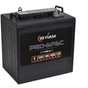 Batterie YUASA DCB125-6 6V 245Ah C20 DeepCycle 259 X 179 X 276