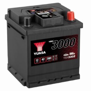 Batterie YUASA YBX3202 12V 42Ah 390A +D L0 175 X 175 X1 90