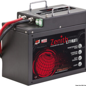 Batterie Lithium ZENITH ZLI012100 12.8v 200Ah BMS 170 X 340 X 280