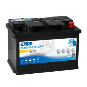 Batterie EXIDE ES650 GEL 12V 60Ah 460A +D 278 X 175 X 190