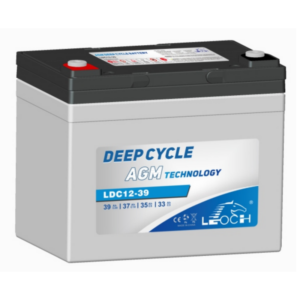 Batterie LEOCH LDC12-39 AGM 12V 39Ah +G 195 X 130 X 167
