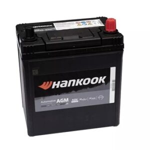 Batterie 34B20L Hankook 12v 35Ah 340A AGM 196 X 127 X 220 +D