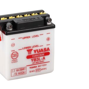 Batterie YUASA YB3L-A  12V 3Ah 32A +D  98 X 56 X 110 SECHE
