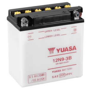 Batterie YUASA 12N9-3B 12V 9AH +D 135 X 75 X 139  PACK