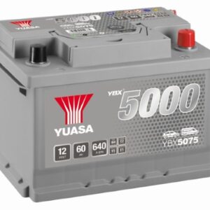 Batterie YUASA YBX5075 12V 60 Ah 6400A +D  LB2 245 X 175 X 175
