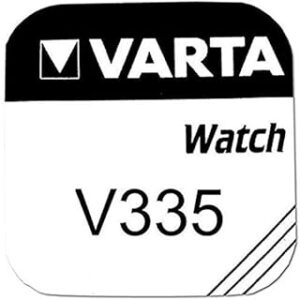 Blister 1 pile montre oxyde argent VARTA 1.5v V335