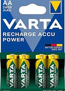 Blister 4 piles rechargeables VARTA 2600mAh AA