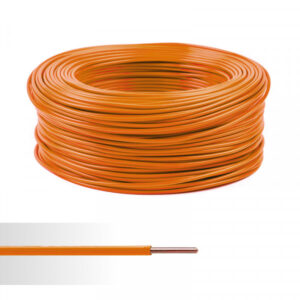 Câble souple HO7VK 1x2mm2 orange boite 25m