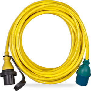 Rallonge de câble VICTRON 3G6mm2 32A UV jaune 25m