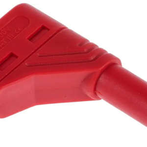 Fiche banane mâle HIRSHMANN 4mm rouge