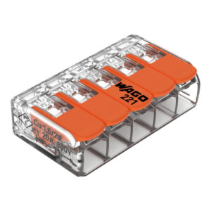 Connecteur rapide WAGO 5 fils de 1 à 4mm2 (40)