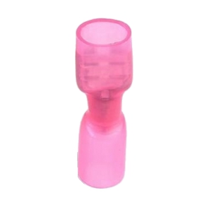 Cosse thermo clips femelle 6.3mm isolée rouge (0.25 à 1.5mm2)
