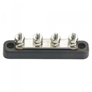 Barrette de connexion VTE 250A 4plots 8mm noir
