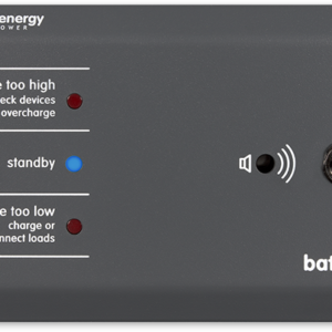 Tableau de signalisation VICTRON GX  alarme tension de batterie