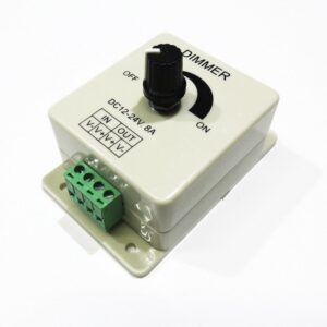 Variateur de lumière manuel 12/24v 60w en ligne
