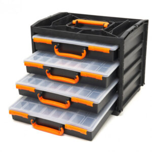 Boite d'assortiment vide pour rangement L273x183x43mm