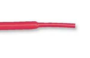 Gaine thermorétractable rouge Ø 4,8mm (1m20) avec adhésif