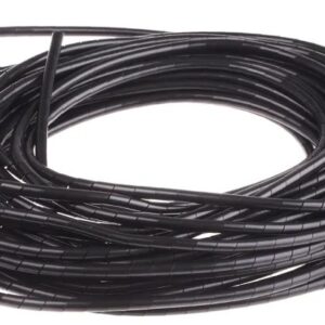 Gaine spiralée de 9mm (7 à 60mm) (25m) noir