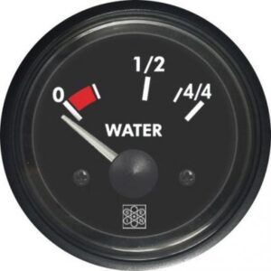 Indicateur eau claire SAN GIORGIO 24v noir/blanc
