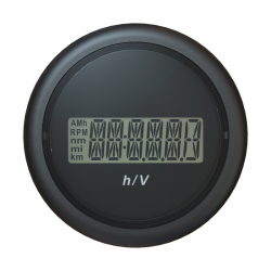 Indicateur voltmètre 0-36v digital D37x36mm noir