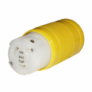 Fiche femelle MARINCO 32A 230V 2P+T plastique jaune