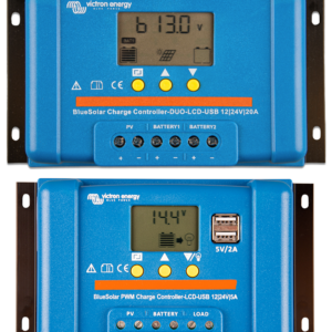 Écran de contrôle déporté Blue Solar DUO VICTRON 12/24v-20A