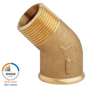 Coude 45° femelle / mâle 2"1/2"