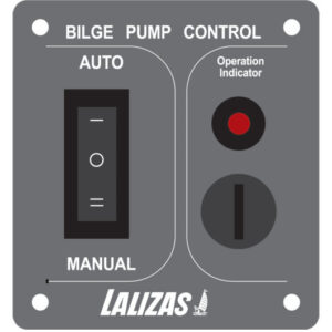 Tableau LALIZAS 12/24v 15A pour pompe de cale inter encastrable