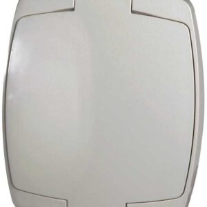 Trappe pour pompe manuelle escamotable derrière paroi