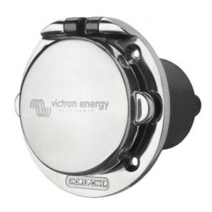 Socle mâle VICTRON RATIO 16A 250V 2P+T inox SHORE POWER