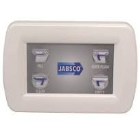 Tableau de commande JABSCO 12/24v 4 boutons WC deluxe