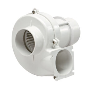 Blower MATROMARINE 12v 9,1m3/mn montage sur cloison blanc