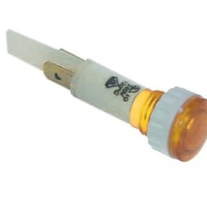 Voyant D10/P8mm led 12v jaune avec fils