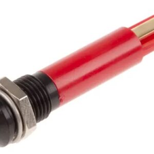Voyant D10/P8mm led clignotante 12v rouge avec fils