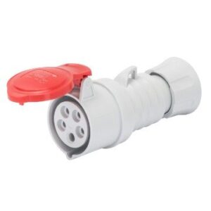 Prolongateur GEWISS 16A 400v 3P+T plastique rouge